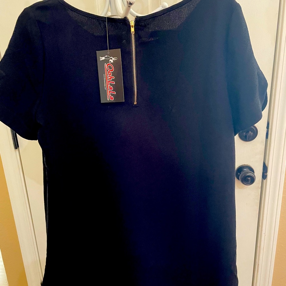 Mittoshop Ooh La La Black Dress, large, never worn